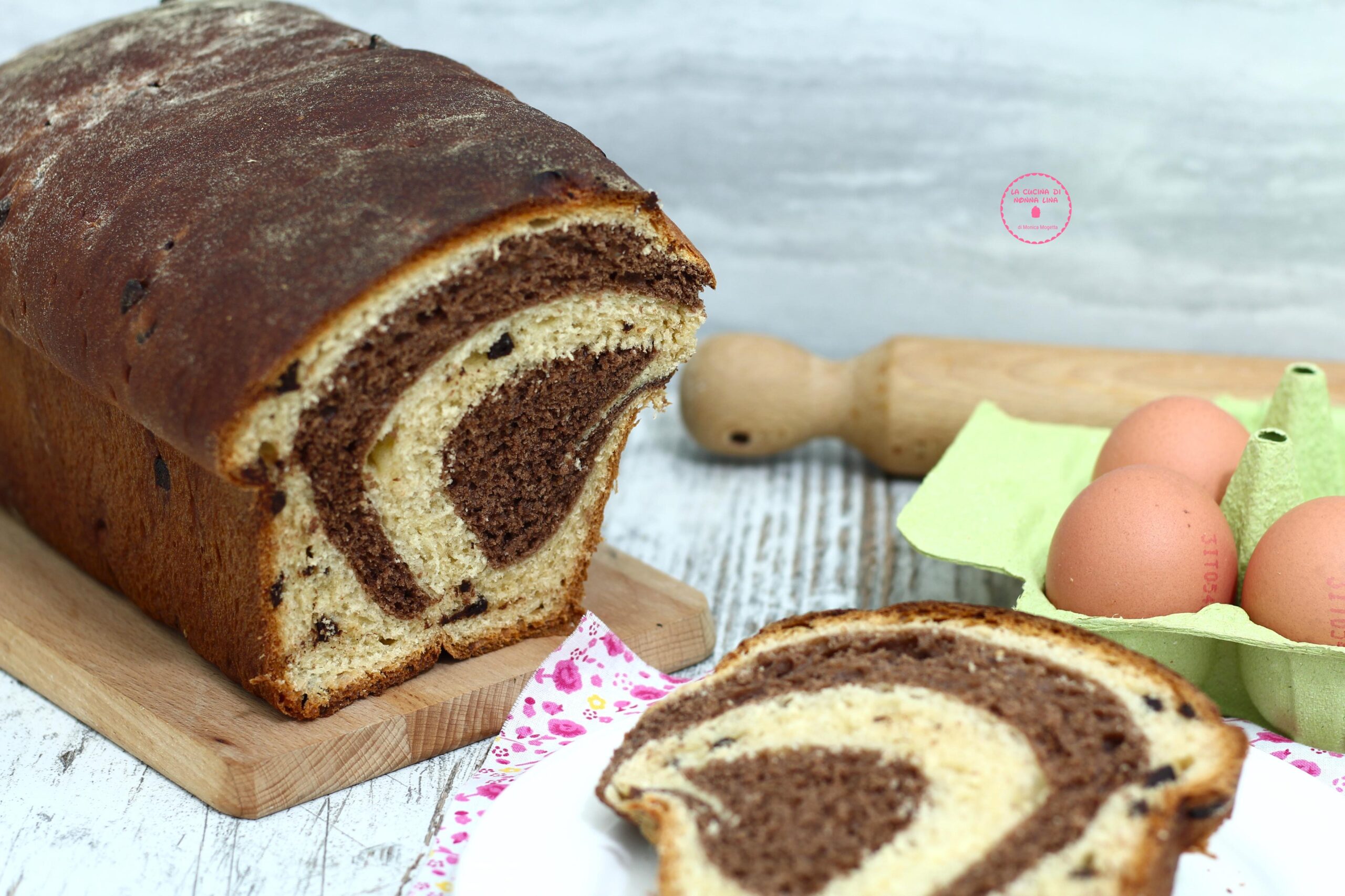 Soft Marbled Plumcake