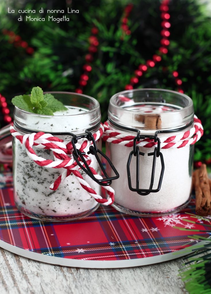 Mint and Cinnamon Flavored Sugar