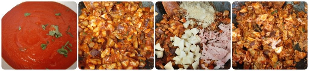 Stuffed Shells with Eggplant Parmigiana