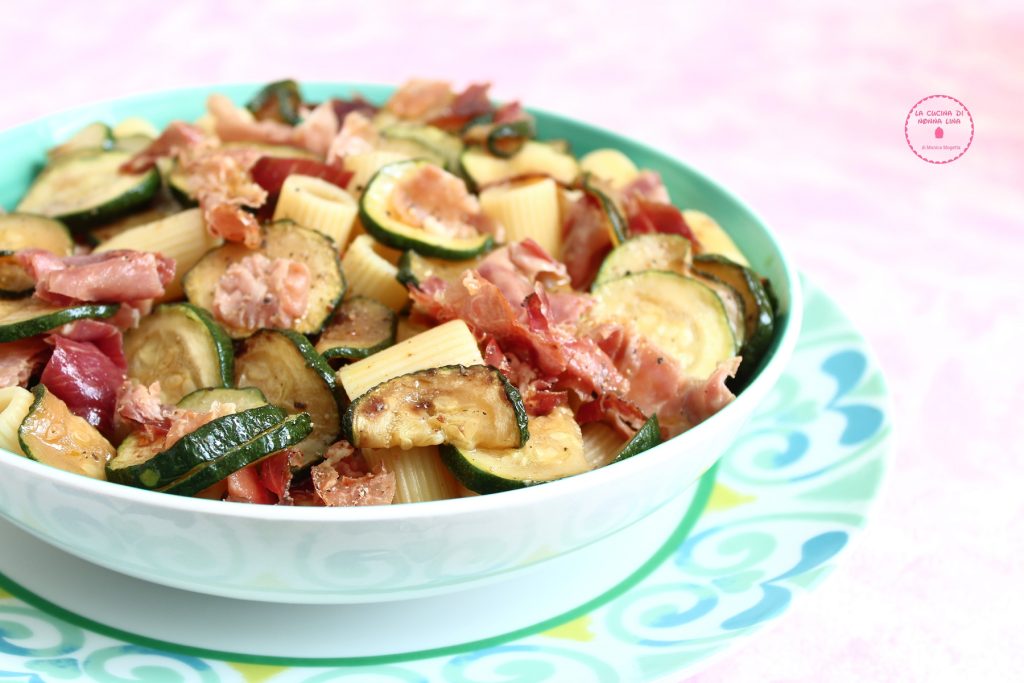 Pasta with Zucchini and Speck | Nonna Lina's Kitchen
