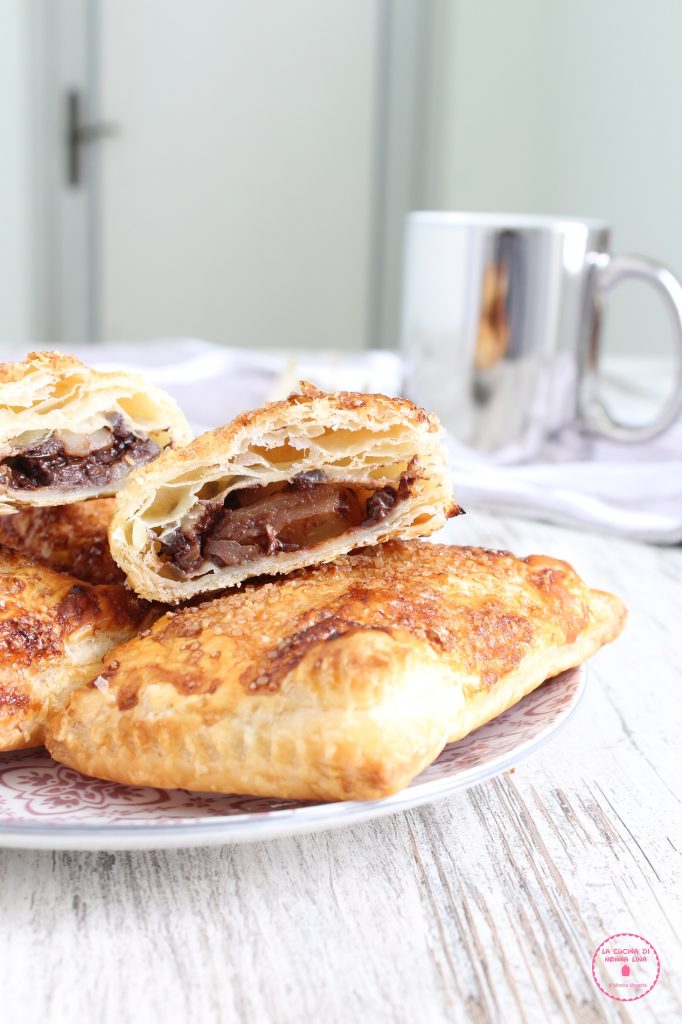 Pear and Chocolate Chip Puff Pastries