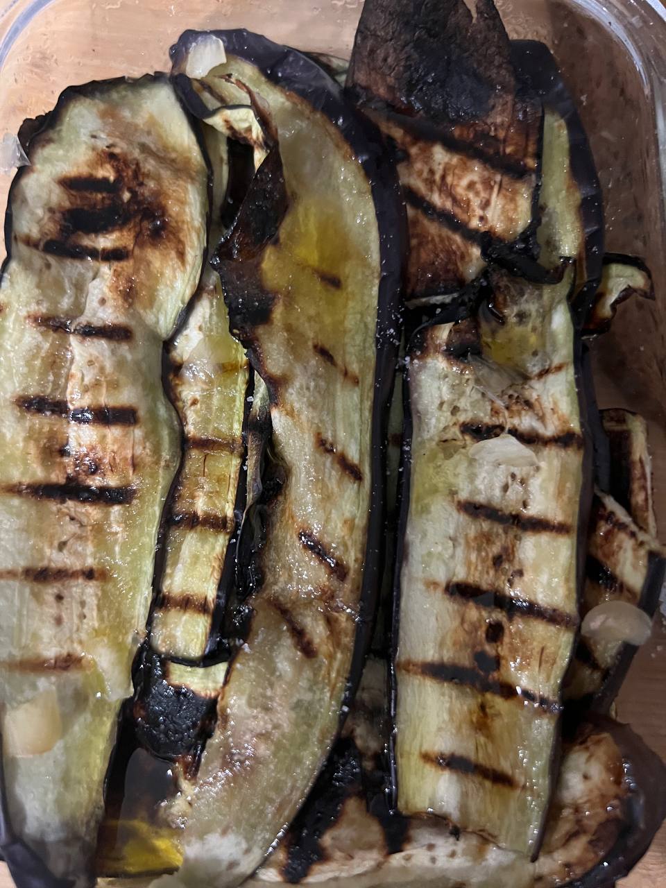 Grilled Eggplants in Oil