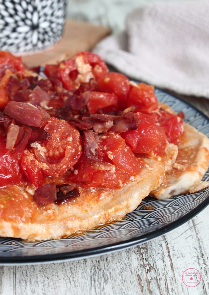 Pork Loin with Cherry Tomatoes and Crispy Speck