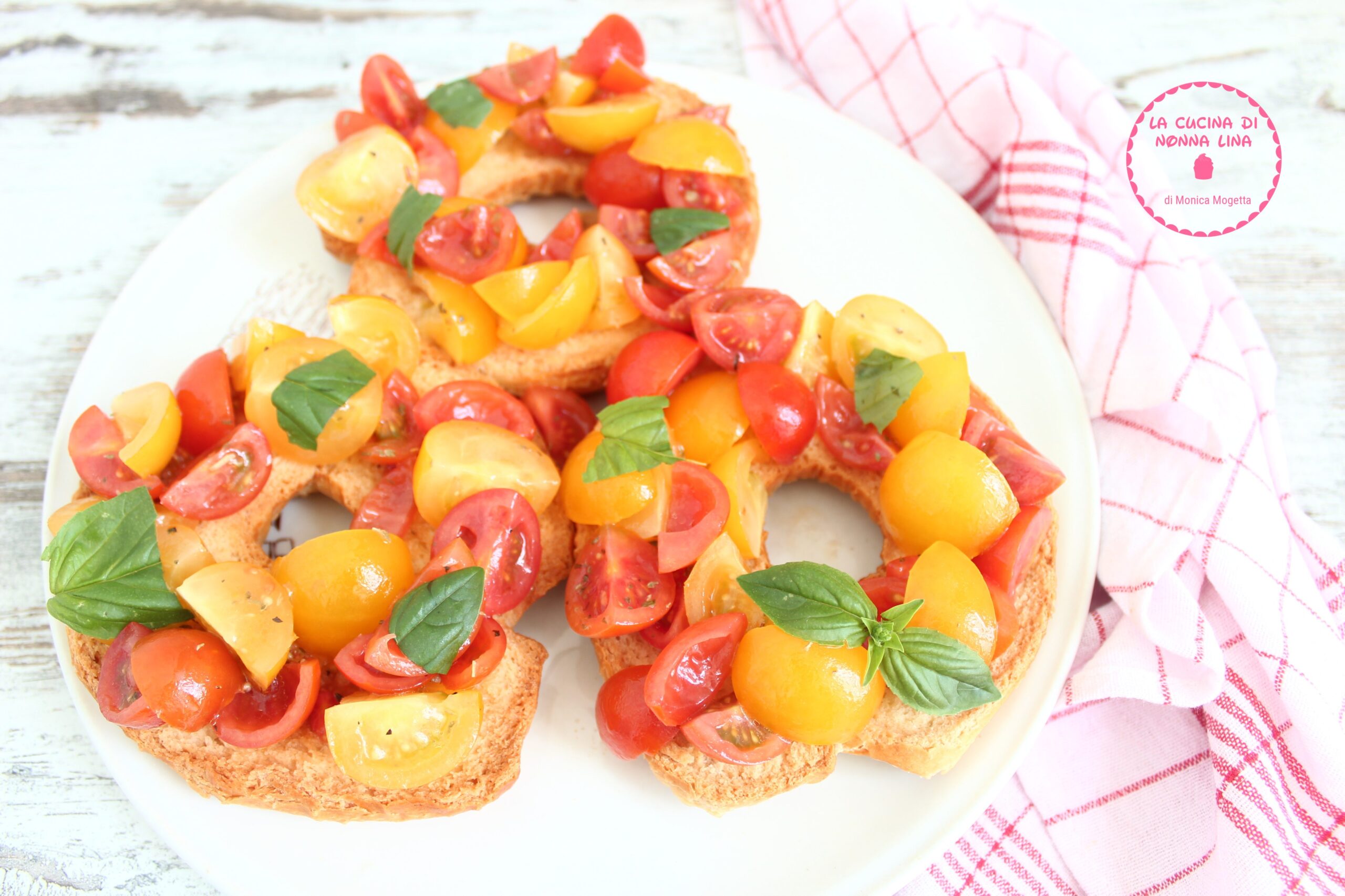 Friselle with Cherry Tomatoes