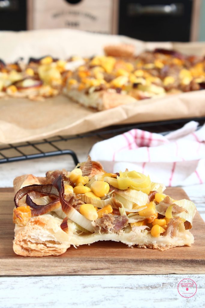 Quick Tuna and Corn Pizza