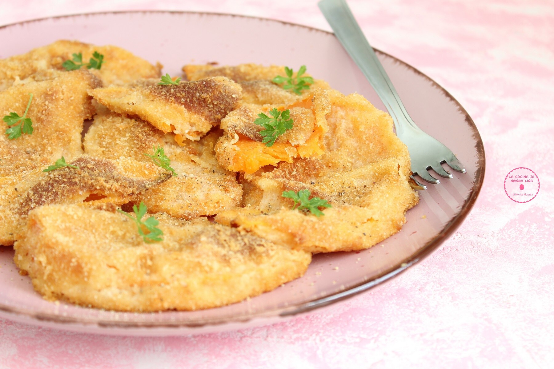 Baked Breaded Pumpkin