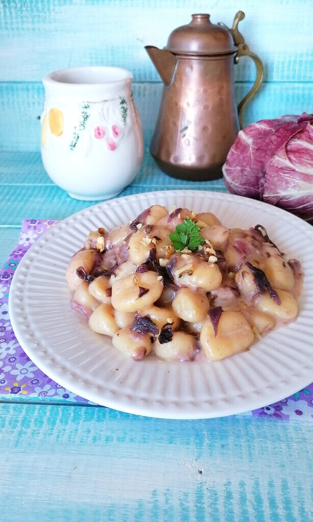 RADICCHIO AND TALEGGIO GNOCCHI