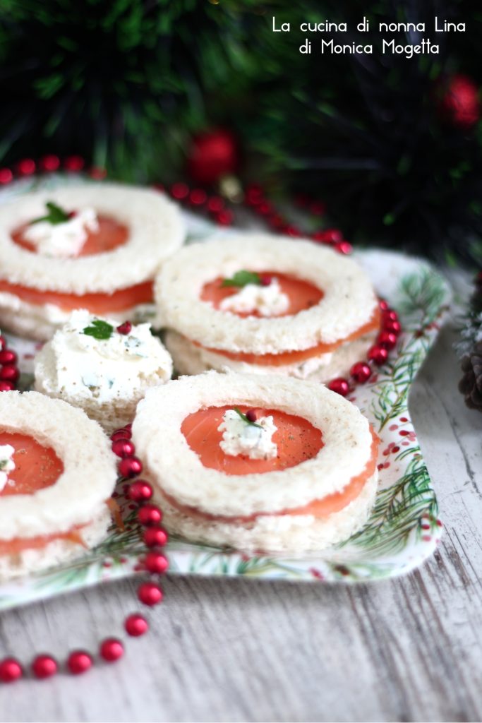 Salmon Canapés for Christmas