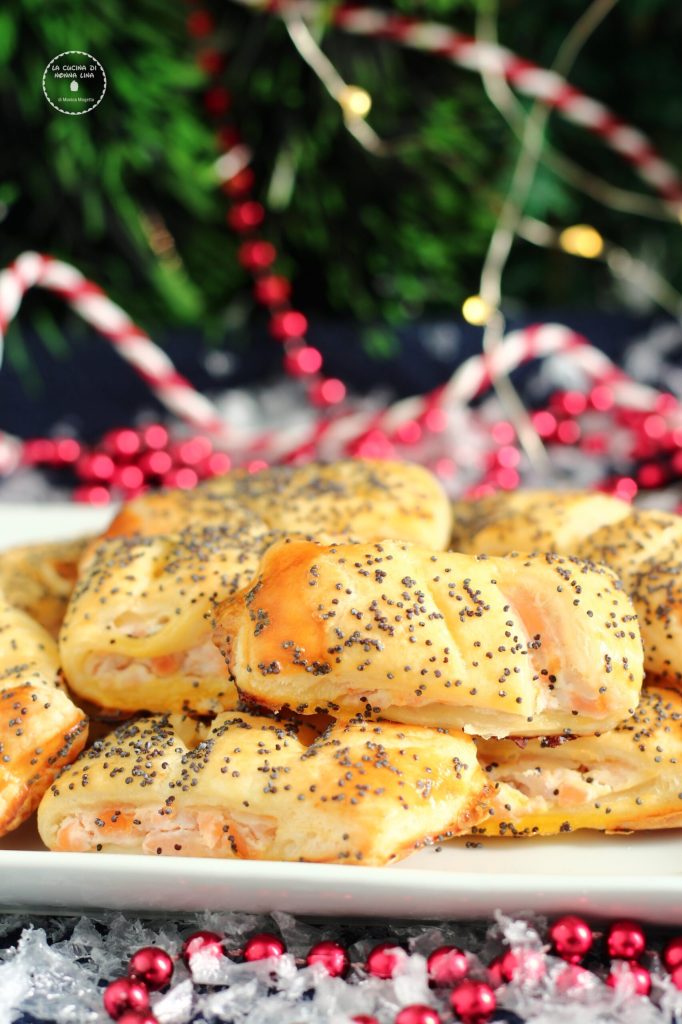 Salmon Puff Pastries