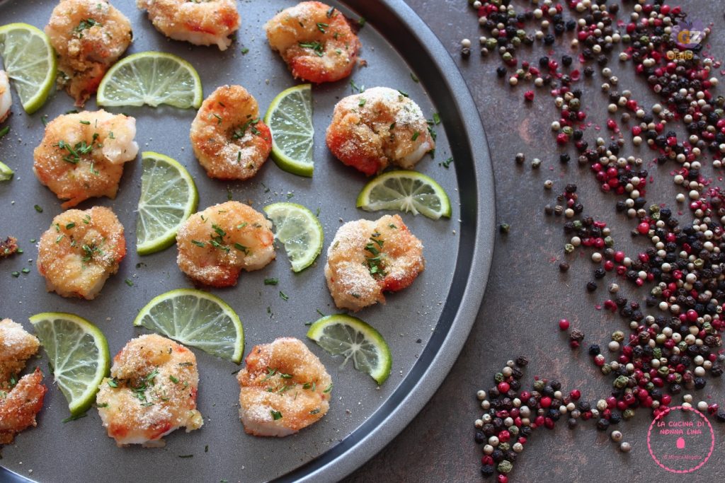 Baked Lime Shrimp with Breadcrumbs | Grandma Lina's Kitchen