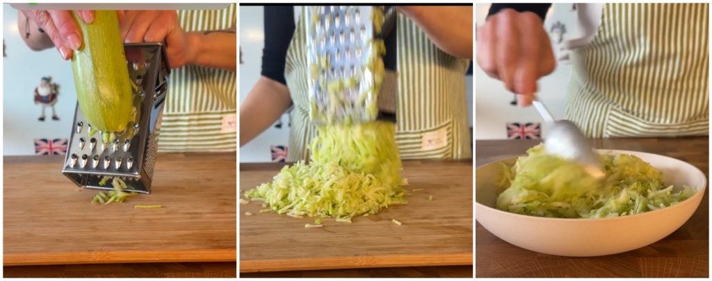 Grated Zucchini