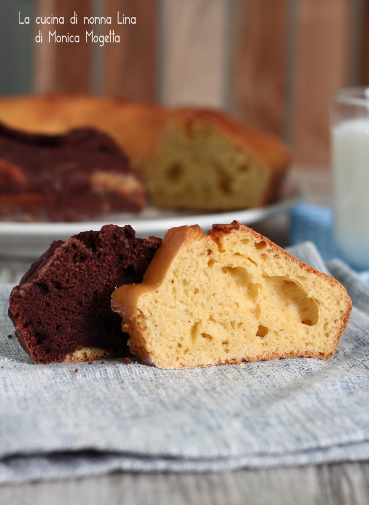 Sugar-free Two-tone Bundt Cake