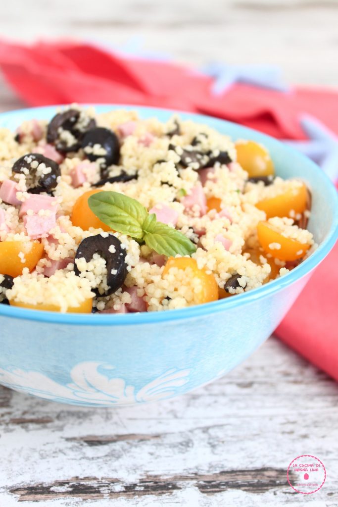 Summer Couscous with Yellow Cherry Tomatoes