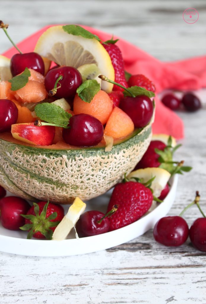 Summer Fruit Salad in Melon