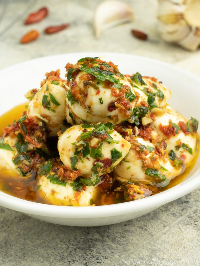 marinated mozzarella