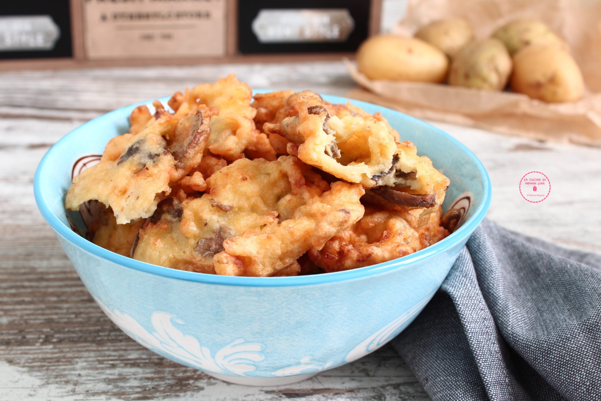 Potato and Mushroom Fritters