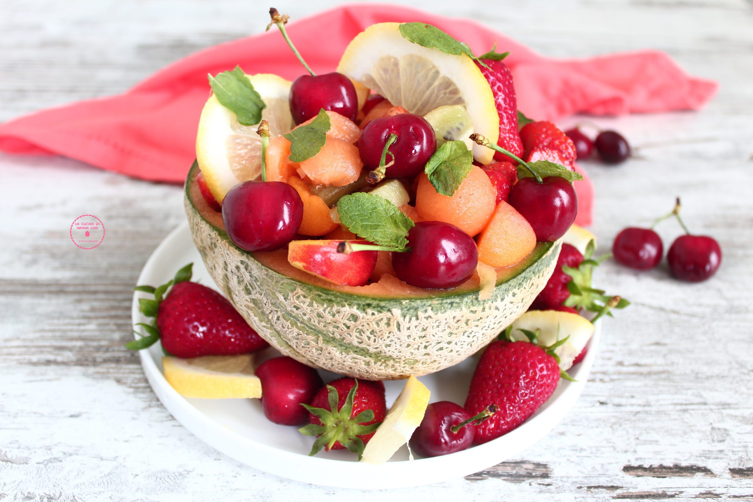 Summer Fruit Salad in Melon