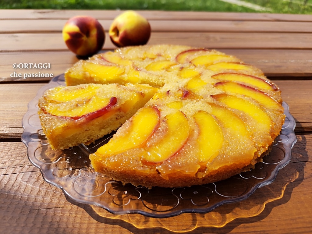Upside-Down Peach Cake – Very Quick