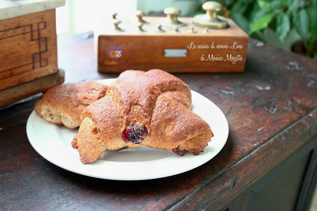Whole Wheat Blueberry Croissants
