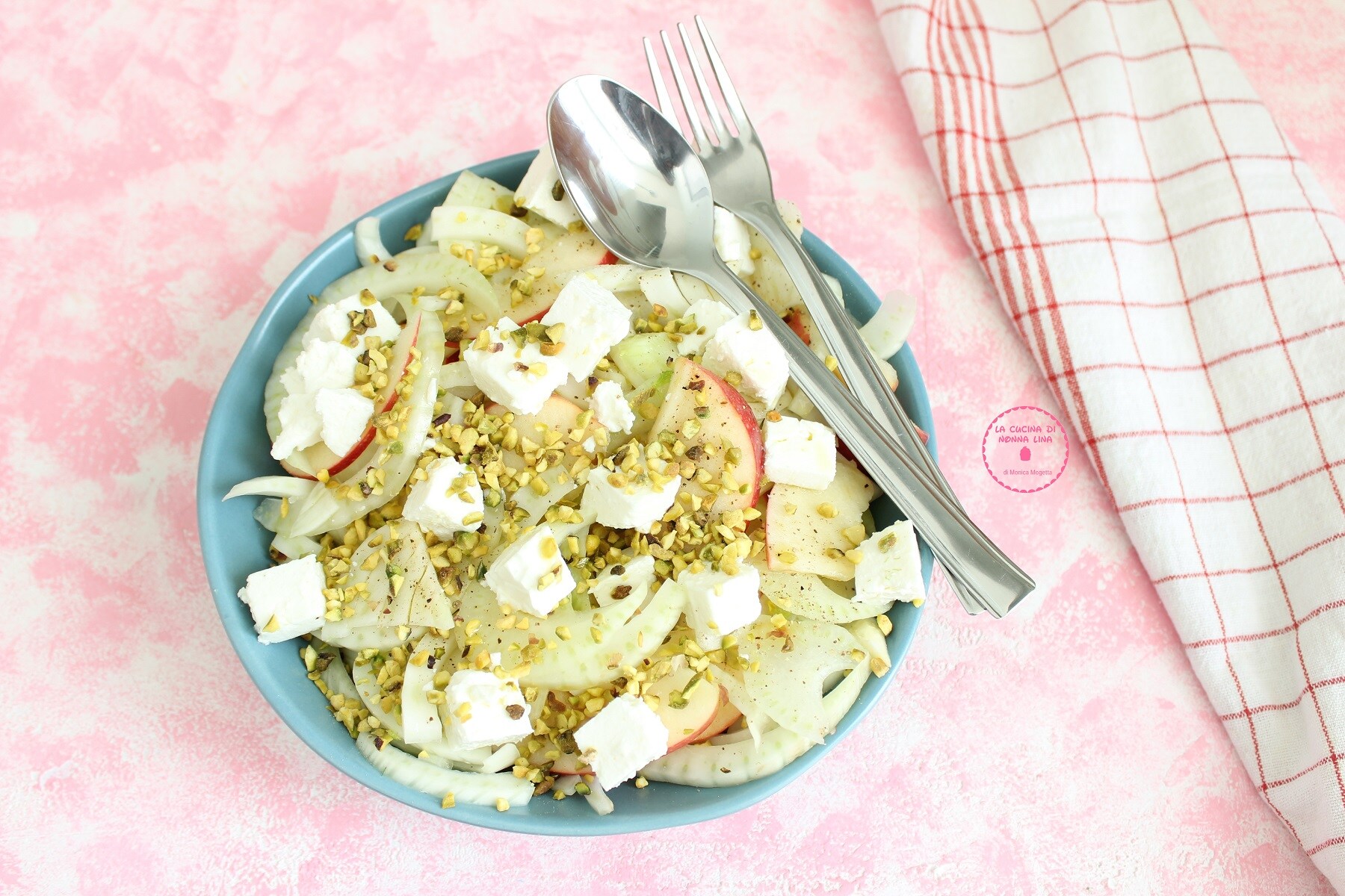 Fennel and Apple Salad with Feta and Pistachios