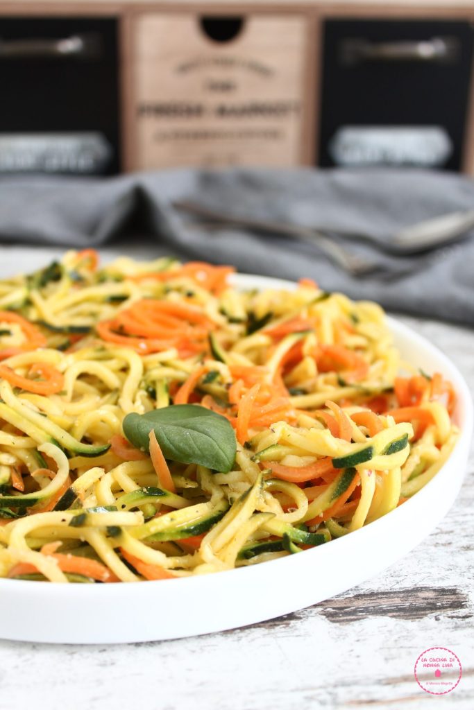 Zucchini and Carrot Spaghetti