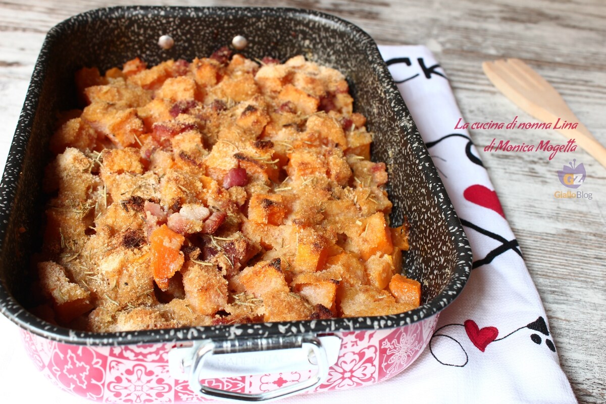 Gratinated Pumpkin with Bacon