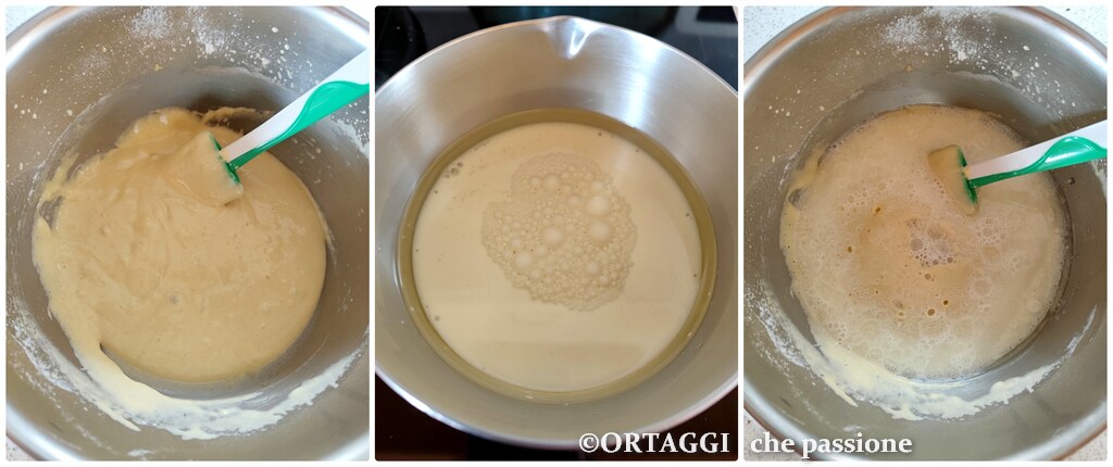 add hot milk