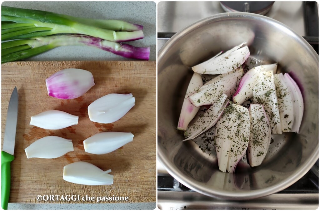 1 quick cutting and cooking green onions