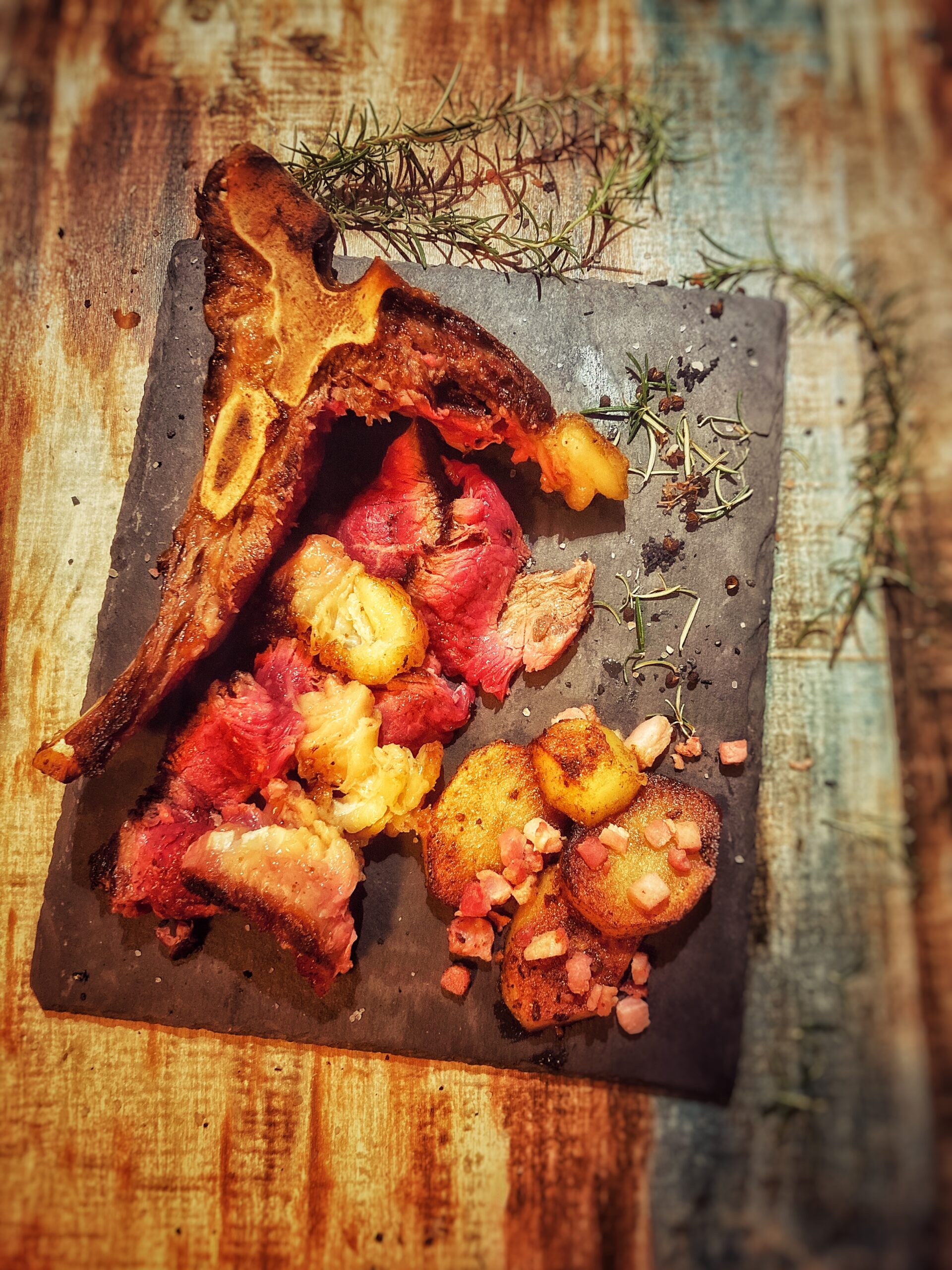 Rubia Gallega and Bratkartoffeln