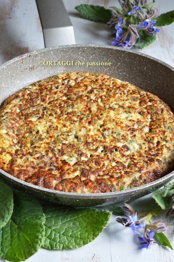 frittata with borage
