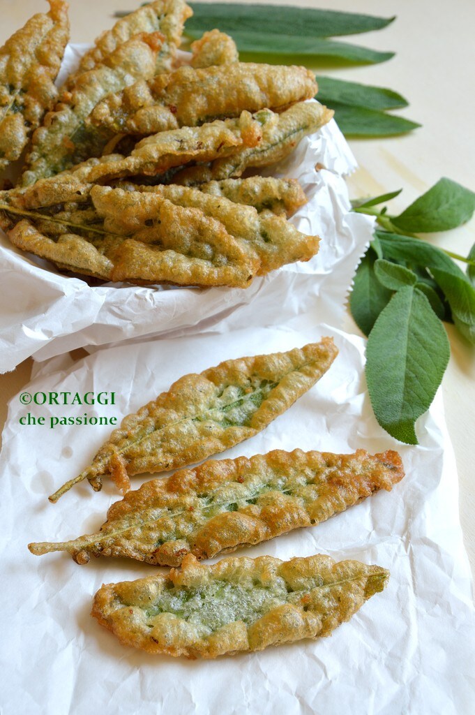 fried sage with batter