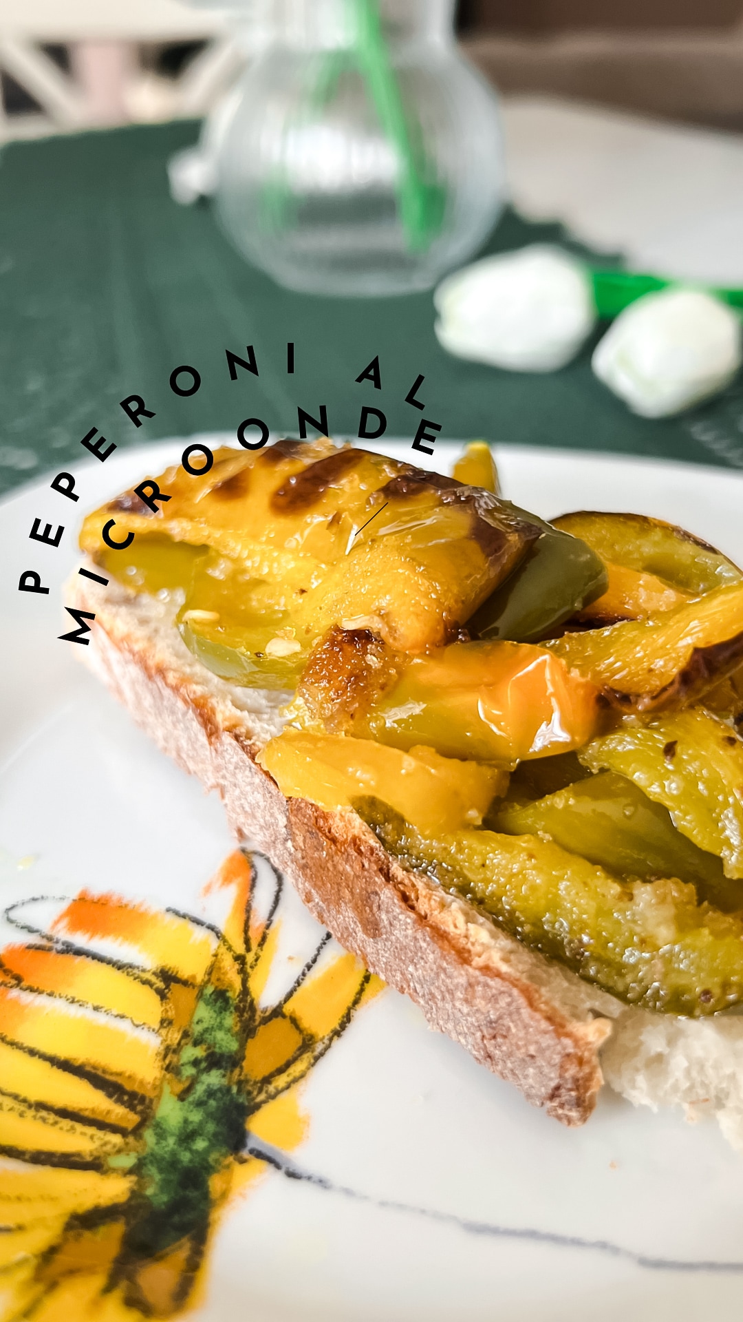 Quick Light Peppers in Microwave or Air Fryer