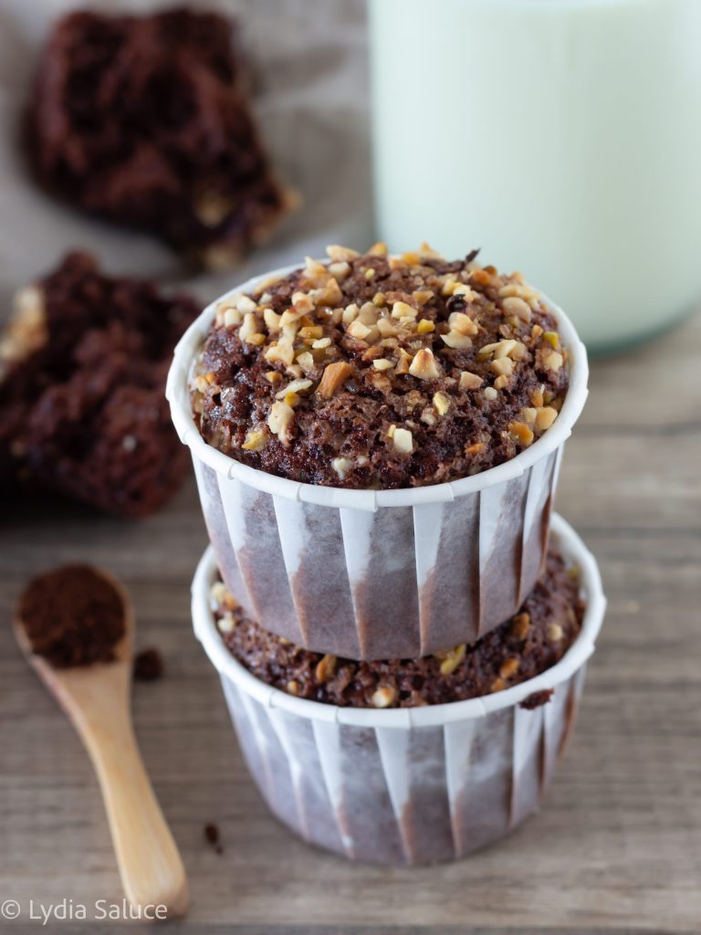 chocolate and cocoa muffins