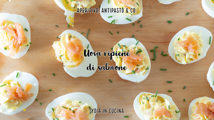 Salmon Stuffed Eggs