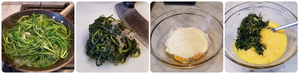 agretti omelette
