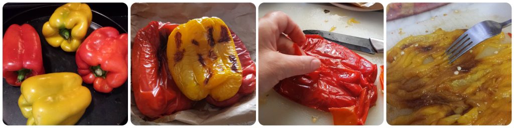 savory roasted peppers