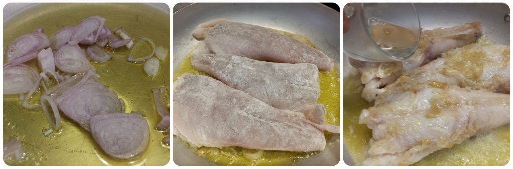 monkfish with potatoes and gremolata