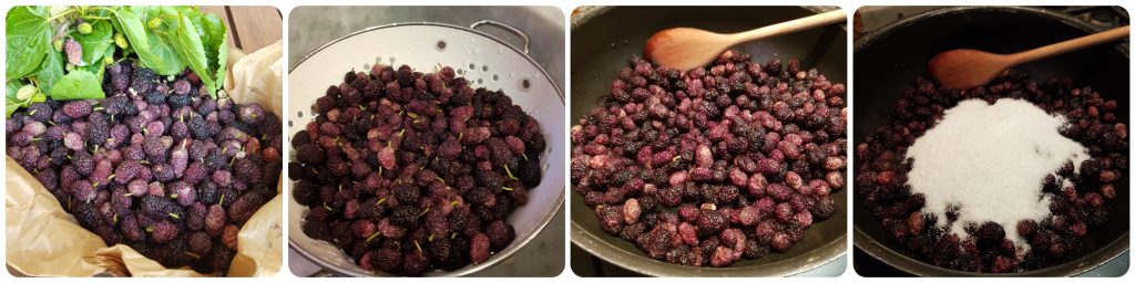 black mulberry jam