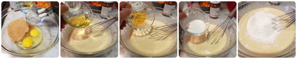 cake with fresh apricots