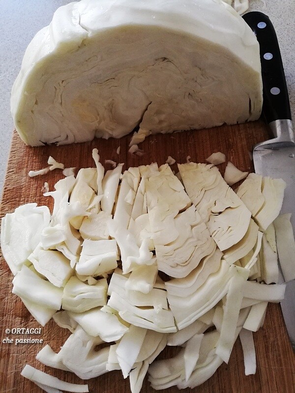 Cut cabbage