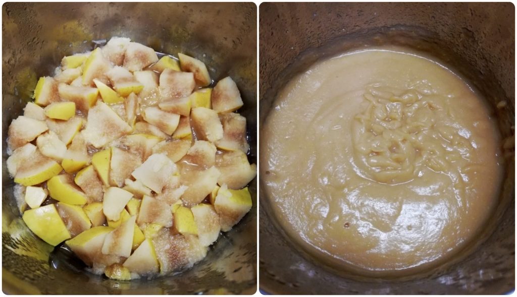 1 step-by-step recipe photo - hard quince paste