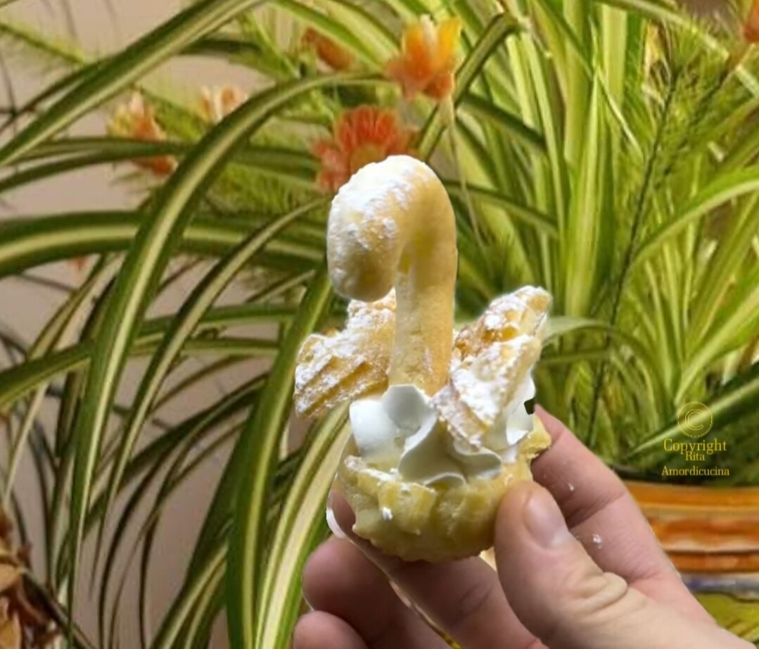 Choux Pastry Swans