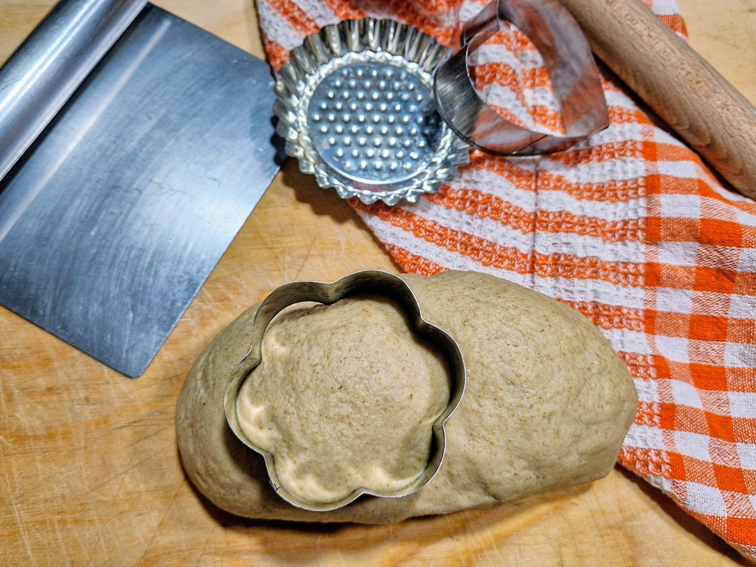 Whole Wheat Shortcrust Pastry with Oil and No Sugar