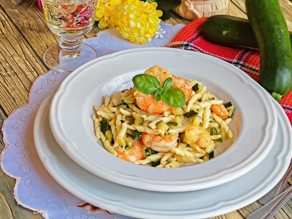 Trofie Shrimp and Zucchini