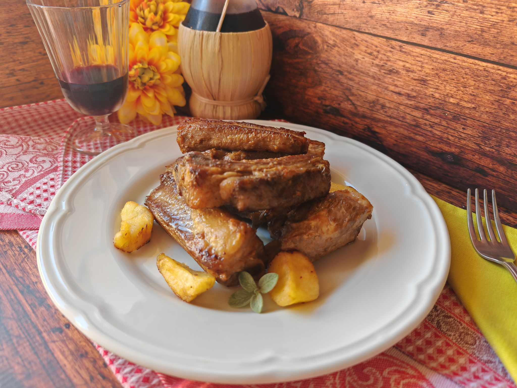Pan-Fried Pork Ribs