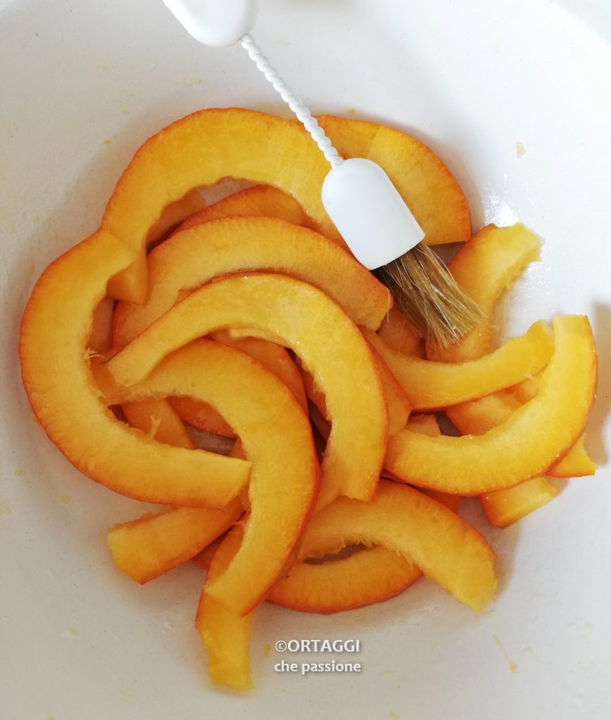 grilled pumpkin - step by step recipe photo