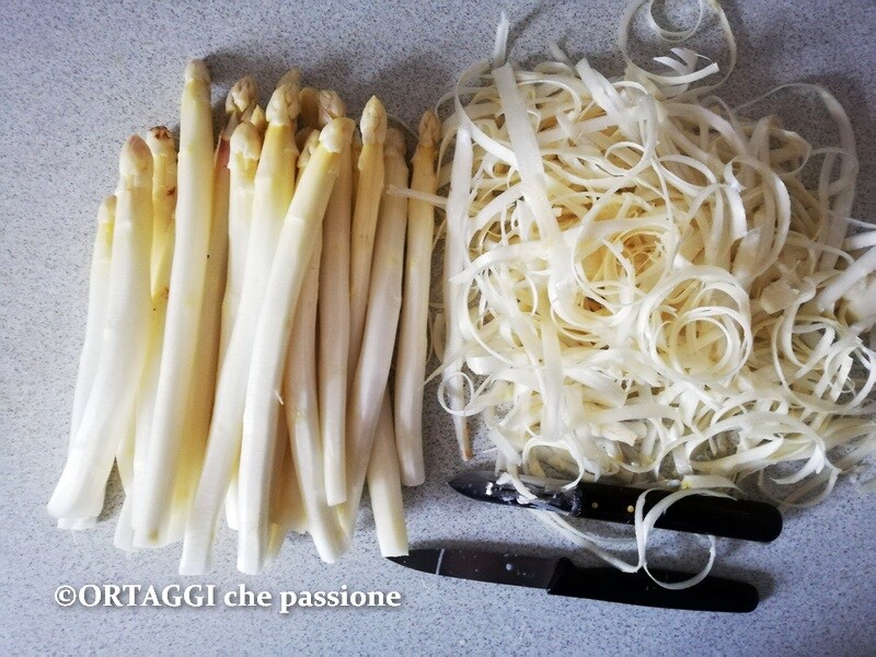 how to clean white asparagus