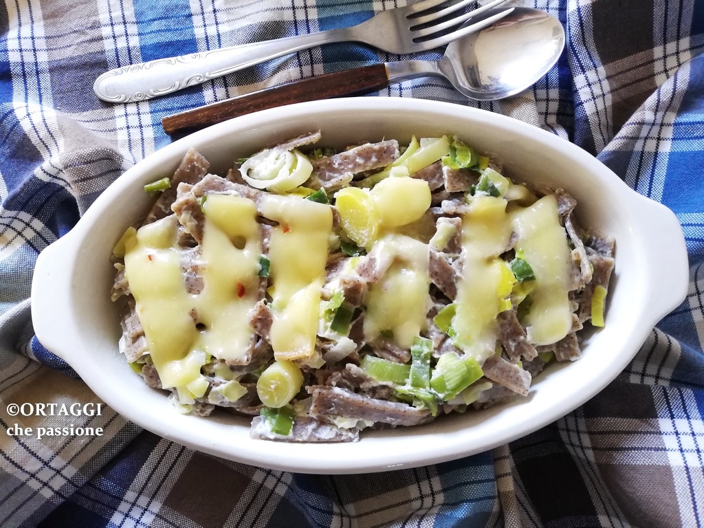 pizzoccheri with leeks and alternatives