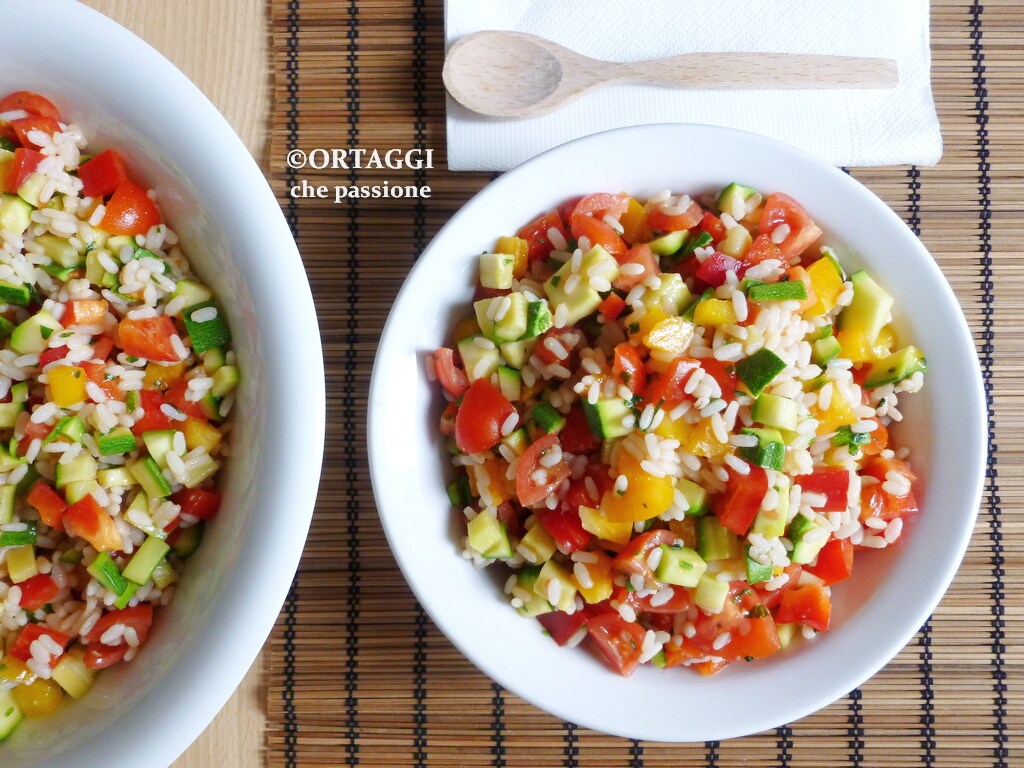 arlecchino rice salad