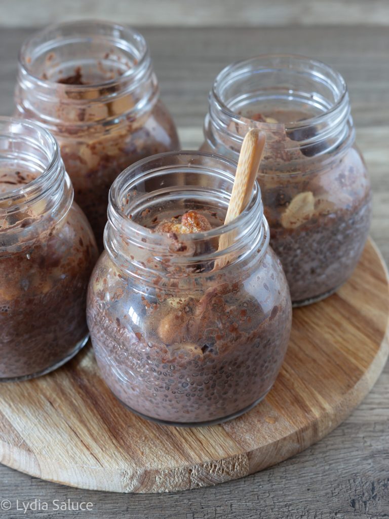 cocoa chia pudding
